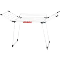 Massido Sèche-linge vertical pliant Lina 22 mb blanc