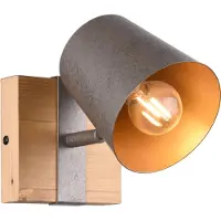 TRIO Place Bell gris antique avec du bois