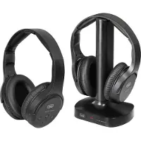 Trevi FRS 1580 TW Écouteurs Avec fil &sans fil Arceau TV Noir