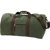 Quadra Sac en toile / sac de voyage , 45 l (2 pièces/paquet) BC4429 (Taille unique) (Vert militaire vintage)