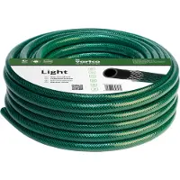 Vartco tuyau d'eau à 3 couches Tuyau d'arrosage de jardin Tuyau flexible en polyester tressé croisé résistant aux UV 25 Bar 1/2" 30m