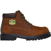 SKECHERS Bottes à lacets 'John Deere: Sergeants - Dozer' brun foncé