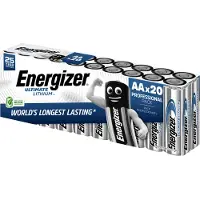 Energizer Ultimate Lithium L91 Mignon AA Batterie 20er Box