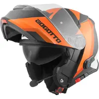 Bogotto Casque Bluetooth V271 BT Zabu, noir mat/orange, XS