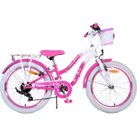 Volare Vélo enfant Lovely - Filles - 20 pouces - Rose - 7 vitesses