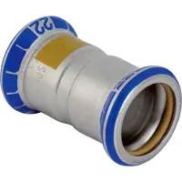 Geberit GE Mapress, acier inoxydable, manchon, gaz, d35 mm, 1 pièce.