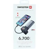 Swissten 2in1 Apple watch MFI Power Bank 6700mAh Li-Pol 5V 22013980