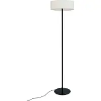 Dyberg Larsen Lampe sur pied lampe sur pied lampe de sol lampe de lecture éclairage intérieur Calix noir / blanc