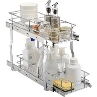 Vevor Rangement sous Évier à 2 Niveaux 215x533x385 mm