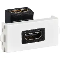Value Systèmes de connexion MultiMedia (HDMI, HDMI), Adaptateur vidéo, Gris, Noir, Blanc