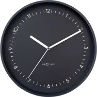 Nextime - 3305ZW - Horloge Murale - 30cm - noir - Berlin