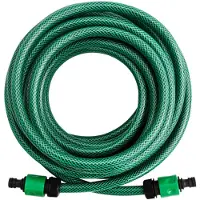 vidaXL Tuyau de piscine vert 10 m PVC