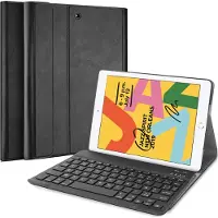 Just in Case Premium Étui Clavier Bluetooth Apple iPad (2020)/(2019) AZERTY Noir