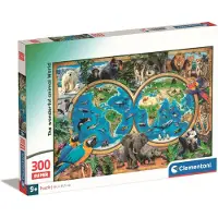 Clementoni , le Puzzle européen Made in Italie Puzzle Le Monde Merveilleux des Animaux - 200 à 499 pièces