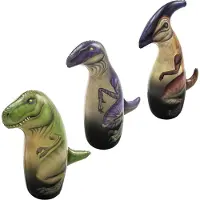 Bestway Bop Bags Sac de frappe de jeu dinosaure, assorti