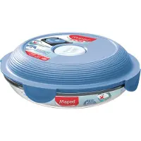 Maped 870603 PICNIK Assiette micro-ondes CONCEPT en verre bleu
