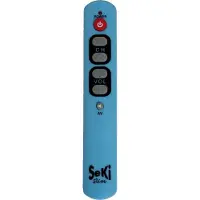 Seki Slim learning universal remote control Light blue