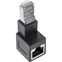 InLine Adaptateur RJ45 (RJ45, RJ45 (1x)), Adaptateur réseau, Noir
