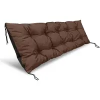 AIO Factory Coussin de jardin 120x40 cm imperméable pour banc de palette brun