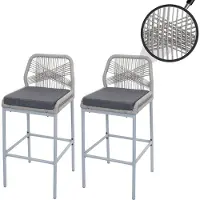 Mendler Tabouret de bar -O21 (lot de 2)