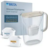 Brita 1057797 Filtre à eau pour carafe 2,4 L Sable, Transparent