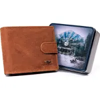 PTN Peterson Portefeuille en cuir pour homme N992L-CHM-M marron clair Taille unique