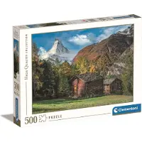 Clementoni Puzzle CLE 500 HQ Charming Matterhorn 35523