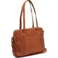 The Chesterfield Brand sac à épaule bandoulière sac d'ordinateur portable pour ordinateur portable Pretoria Shoulderbag Cognac brun