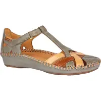 Pikolinos Ballerines à lanières beige / marron / vert