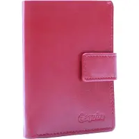 Esquire porte-monnaie New Silk Wallet Red rouge foncé