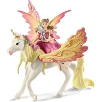 Schleich 70568 Bayala 70568 Feya avec la licorne de Pégase Figurine de jeu
