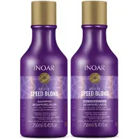 INOAR Professional Absolut Speed Blond Shampoo & Conditioner 250ml 8.45oz