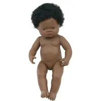 Miniland African Baby Doll 38 Cm Noir Enfants