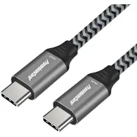 PremiumCord Câble USB-C ( USB 3.2 GEN 2, 3A, 60W, 20Gbit/s ) tresse en coton 1m