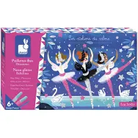 Janod Kit de bricolage Ballerine à paillettes néon Jouets créatifs