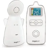 AngelCare Babyphone AC423-D, vainqueur du test ÖKO, faible rayonnement, portée jusqu'à 250m, veilleuse, affichage de la température ambiante
