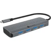 Icy Box IB-DK4022A-CPD Dockingstation IcyBox 6 in 1 1xHDMI 4K60Hz, 4x USB-A