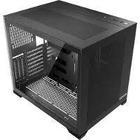 Vevor Boîtier PC Mid-Tower, Dual-Chamber, avec vitres en verre trempé, filtre à poussière magnétique, gestion des câbles