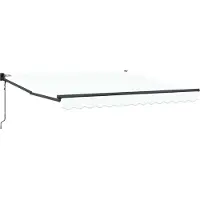 vidaXL Store à rallonge blanc 300 x 250 x 165 cm