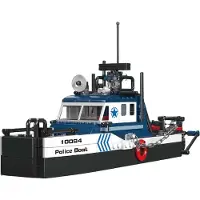 Mould King Großhandel GmbH - Ware Mould K. Bateau de police, 413 pièces