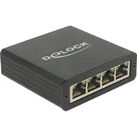 DeLOCK Adaptateur réseau USB LAN - 4x RJ45