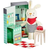 Petit Collage Play Set Rubie the Rabbit Junior Jouet en peluche