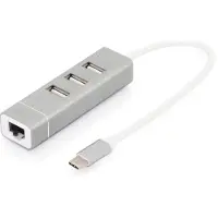 Digitus Hub Usb C+ethernet