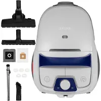 Zeegma Aspirateur ZONDER VERRE KLASSIK, avec sac, puissance d'aspiration élevée 800 W, 2 filtres hygiéniques, fonctionnement silencieux, cartouches parfumées