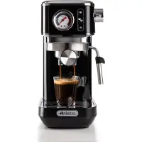 Ariete Machine Expresso - Inox Manomètre Noir Moderna