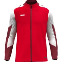 Jako Veste en polyester pour enfants Dynamic - 9370, Couleur:rouge/blanc/rouge foncé, Taille:116