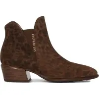 Hispanitas pour femme. PHI254383 Bottines en cuir Verona marron (40), 3 à 5 cm, Aucun, Casuel, Imprimé animal