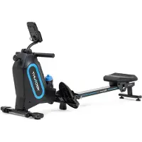 Thunder CIRC Rameur Magnétique 8 Niveaux de Résistance jusqu'à 135 kg Pliable LCD