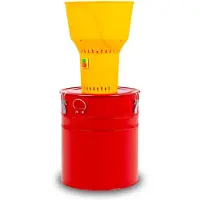 Eberth Moulin à céréales électrique avec moteur électrique puissant de 1100 watts et seau de 52 litres, débit de 300 kg/h