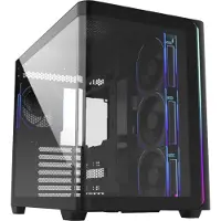 FSP ATX Midi Tower M580-BP/Midi Tower/Transpar./erná